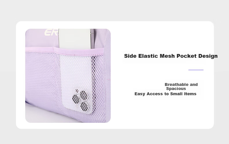 ERKE Swim Bag with Dry And Wet Separation, Shoe Compartment, Travel Bag for Women, Sports Fitness Bag, Specialized Swimming Storage Bag 4
