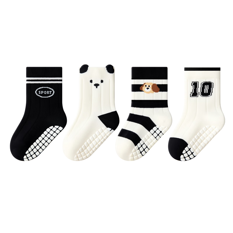 Baby Baby Floor Socks Autumn and Winter 100% Pure Cotton Indoor Cooling Isolation Children's Non-Slip Socks Infant Learning to Walk Spring and Autumn