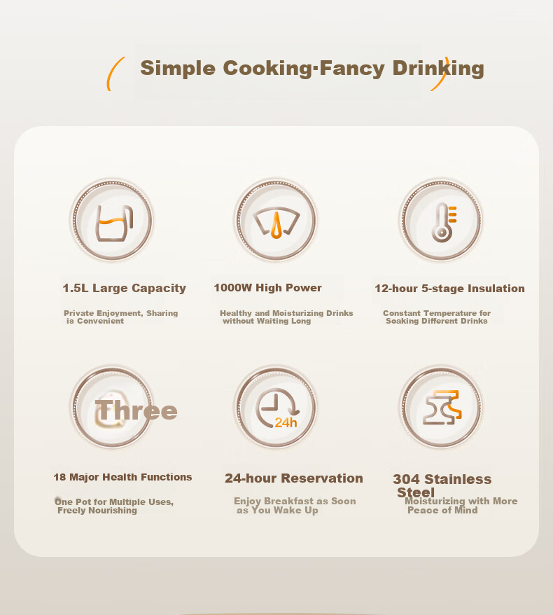 SUPOR Health Pot 2.9L SW-29YQ30 Glass Herbal Tea Kettle Electric Water Boiler Titanium Health Kettle 2