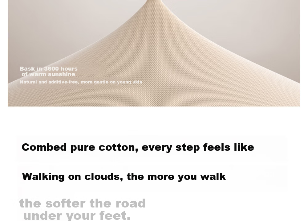 Beitaisi Children's Socks, Baby Spring And Autumn Indoor Cooling Pure Cotton Breathable Long Socks for Boys And Girls Learning to Walk 12