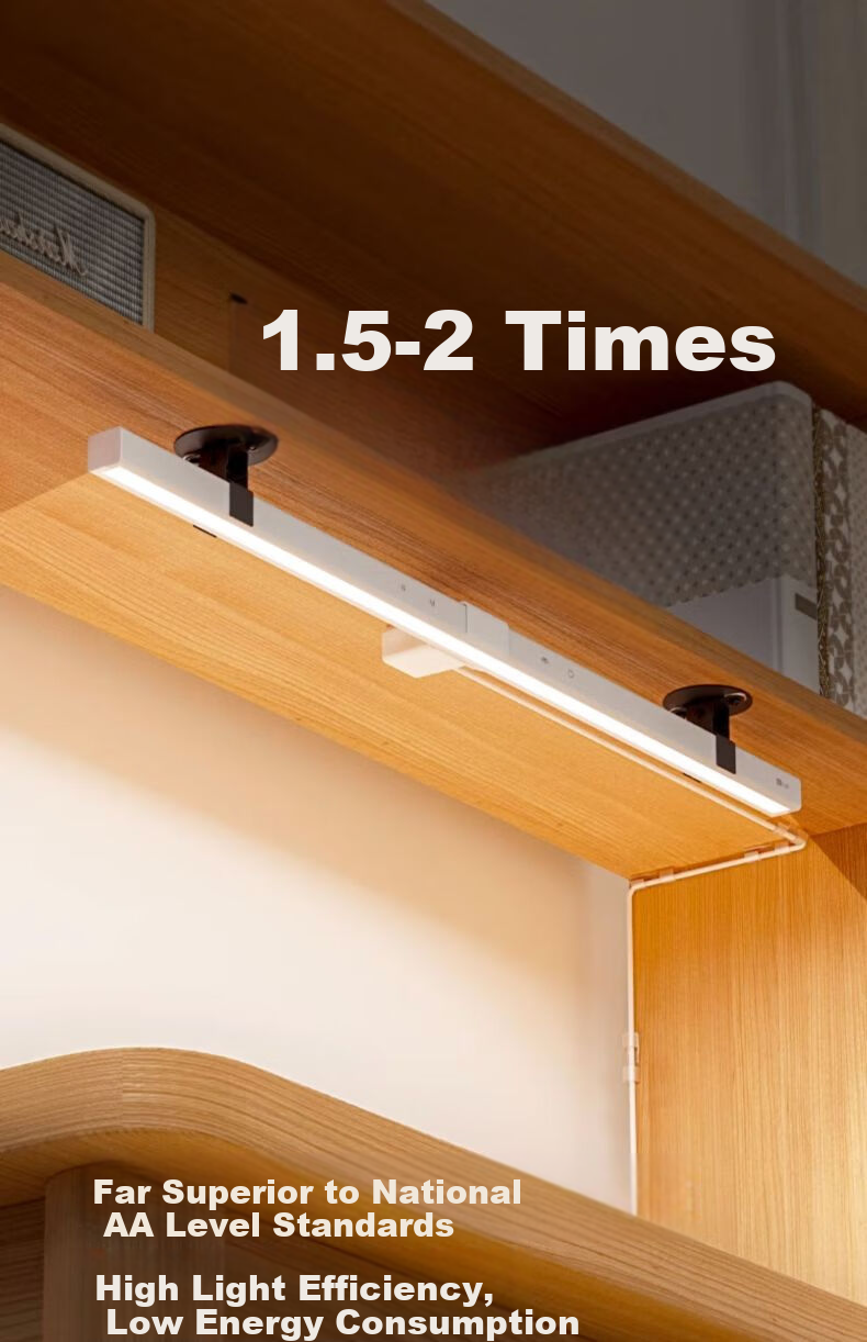 Dpdupi Depu Eye Protection Lamp Desk Lamp Study Reading Homework Eye Care Student Children National AA Clip-on Smart Bookshelf Lamp 12