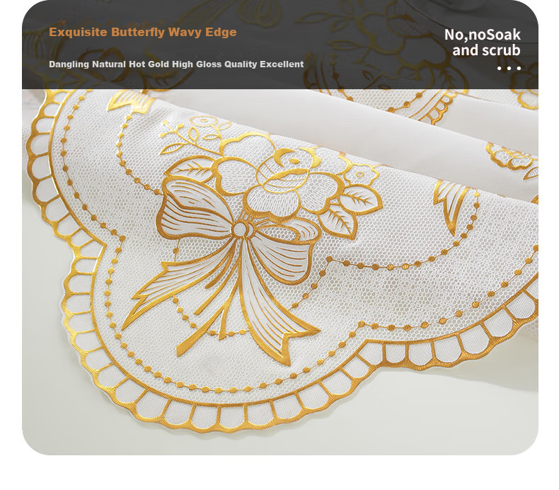Jingxun Waterproof And Oil-Proof Rectangular Tablecloth, Washable, for Dining Table And Coffee Table, Living Room Table Cover, 90*140cm 8