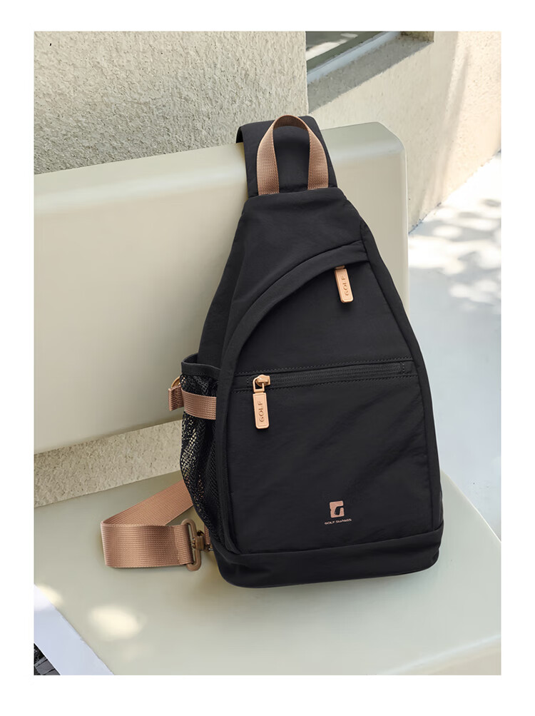 GOLF Men's Lightweight Chest Bag Crossbody Shoulder Bag Women's Phone iPad Casual Cycling Sports Small Backpack 18