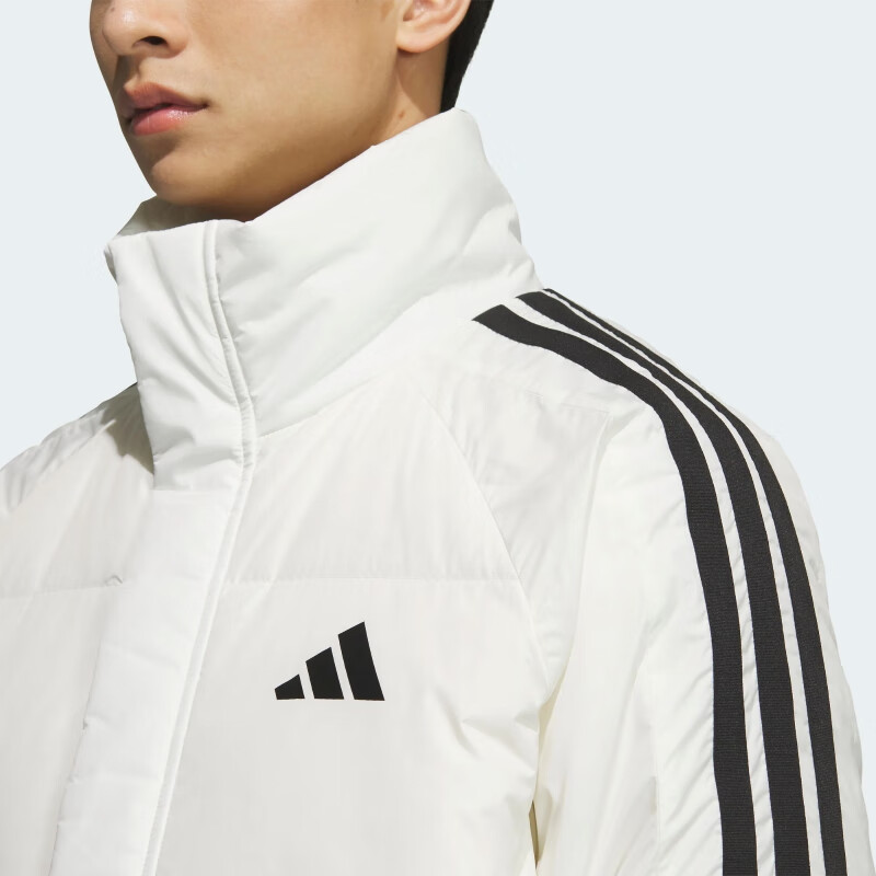 Adidas Men's Sports Style Series 3S LW D JKT Short Down Jacket KC2489 Han Yu White 2XL 6