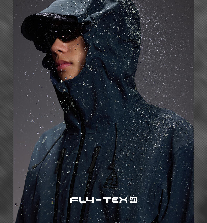 361° Hardshell Assault Jacket Men's and Women's Kaudra Autumn and Winter Sports Outdoor Windproof Hooded Jacket 632533609-4 1