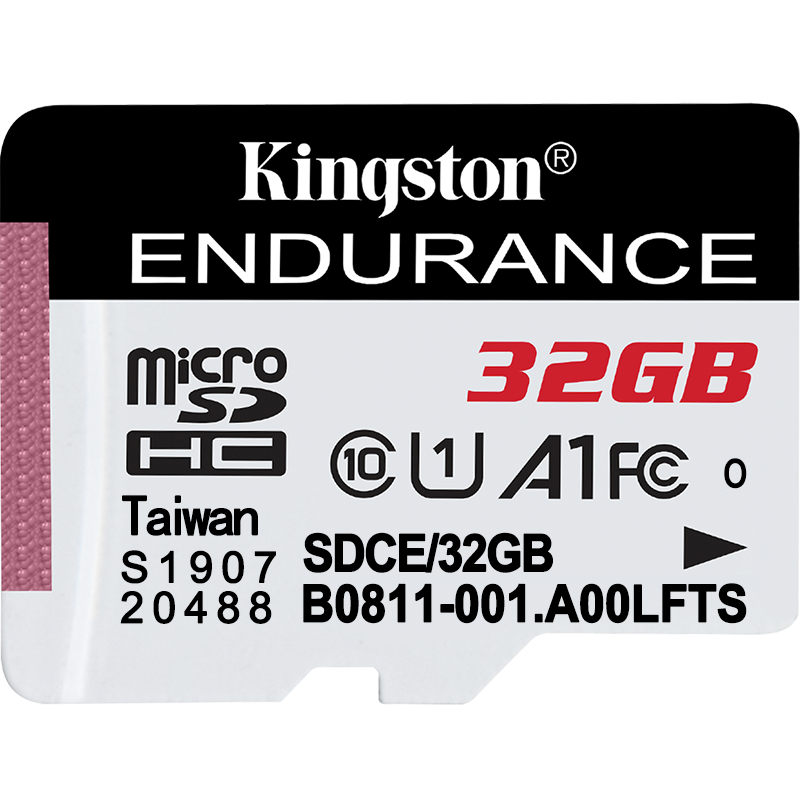 Kingston 32GB, Read Speed 95MB/s, U1 A1 Switch Memory Card, Dash Cam & Home Surveillance Camera Dedicated TF (MicroSD) Storage Card