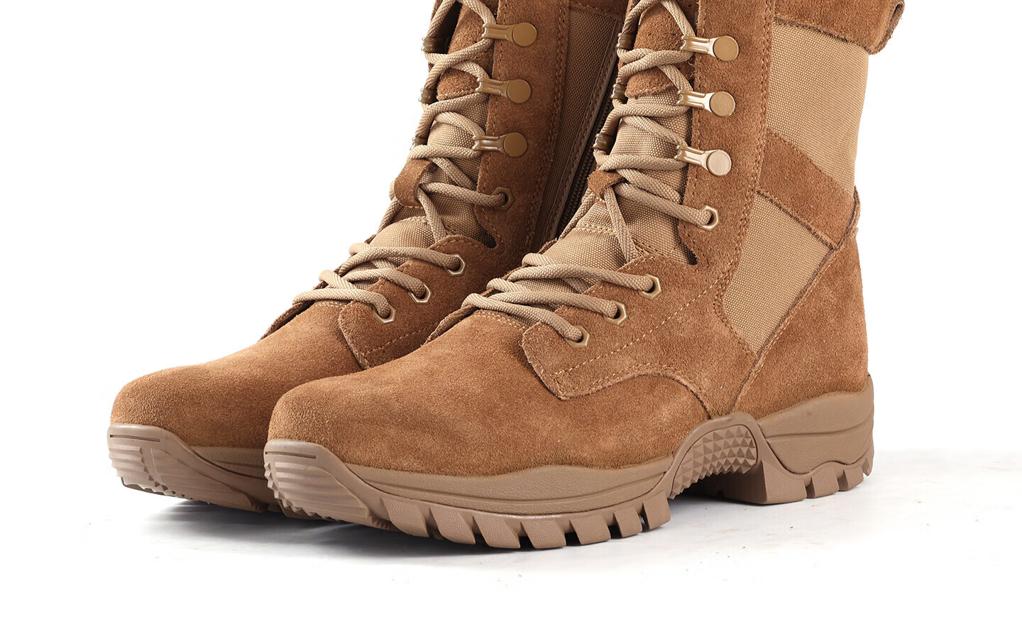 3515 Training Boots New Style Brown Combat Boots Outdoor Desert Boots Suede Leather Hiking Boots Four Seasons Single Shoes Size 39 13