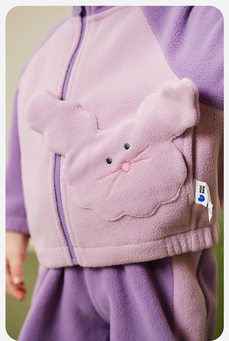 Minibala Kids Anti-Static Long Sleeve Set with Pants Winter 2025 4