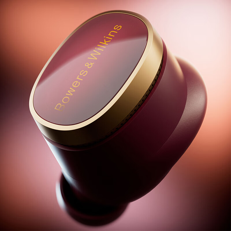 Беспроводные наушники Bowers & Wilkins Pi8 True Wireless Bluetooth HIFI с активным шумоподавлением, умные спортивные наушники-вкладыши, новый цвет "Бордовый красный"