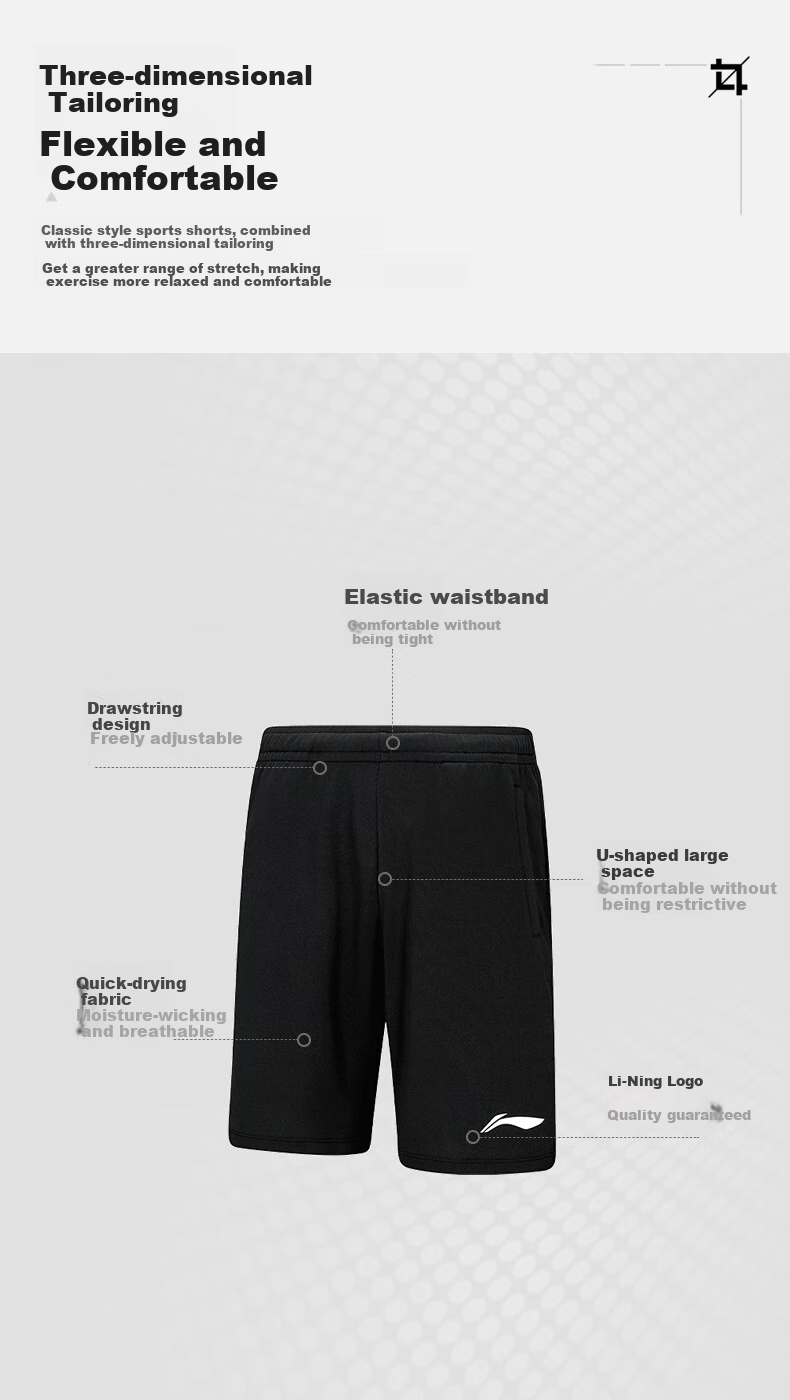 Li-Ning (LI-NING) Badminton Outfit, Unisex Competition Set, Two-Piece Club Series Sportswear, Team Uniform 10