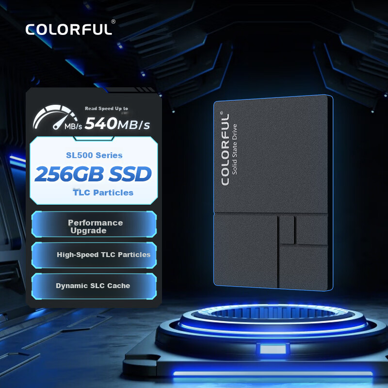 SSD накопитель Colorful SL500 Series, 256 ГБ, SATA III, TLC