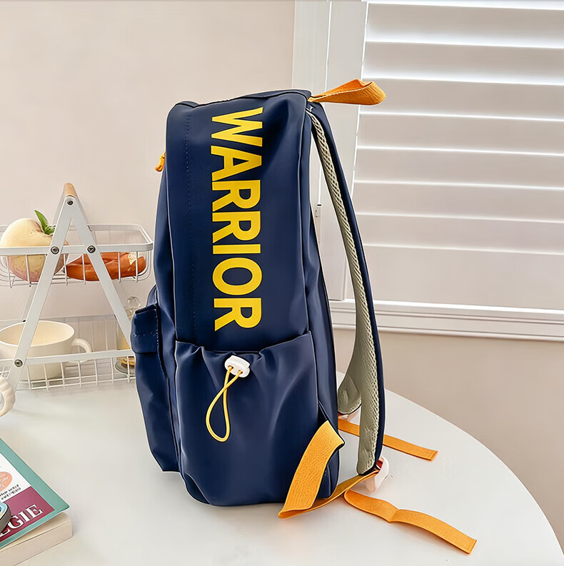 Warrior Backpack Middle School Boys High-Value Double Shoulder Bag High School College Student Large Capacity Campus Trendy Travel Bag for Girls 6