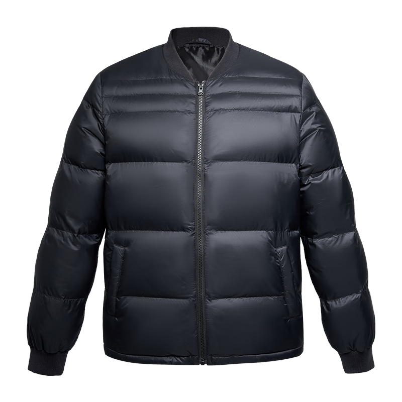 Shushu Home Men's Commuter Down Liner Warm Duck Down Jacket Black M