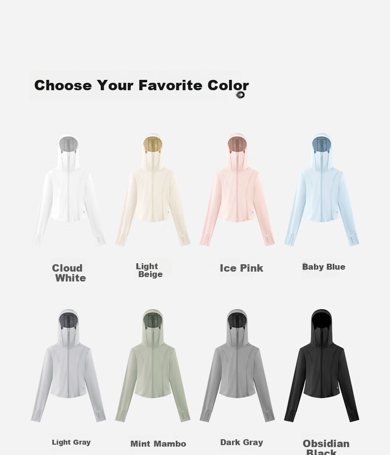 KAZUKOIN [Brim Style] Slim Sun Protection Jacket for Women, Summer Cool-Feeling Coat, New Ice Slim Waist Sun Protection Clothing 16