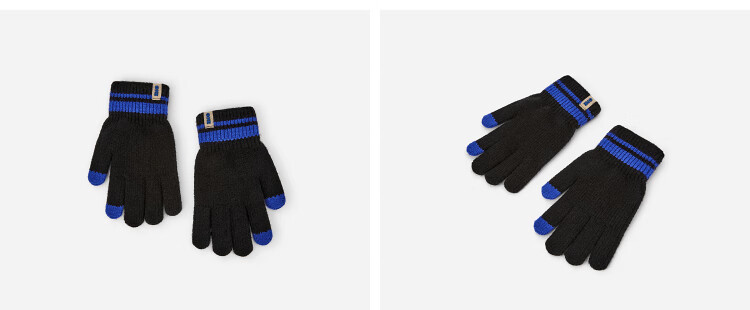 Balabala BalaOne Kids Gloves Boys Colorblock Five-Finger 2025 Warm Comfortable Fashion Simple 208425162210 4