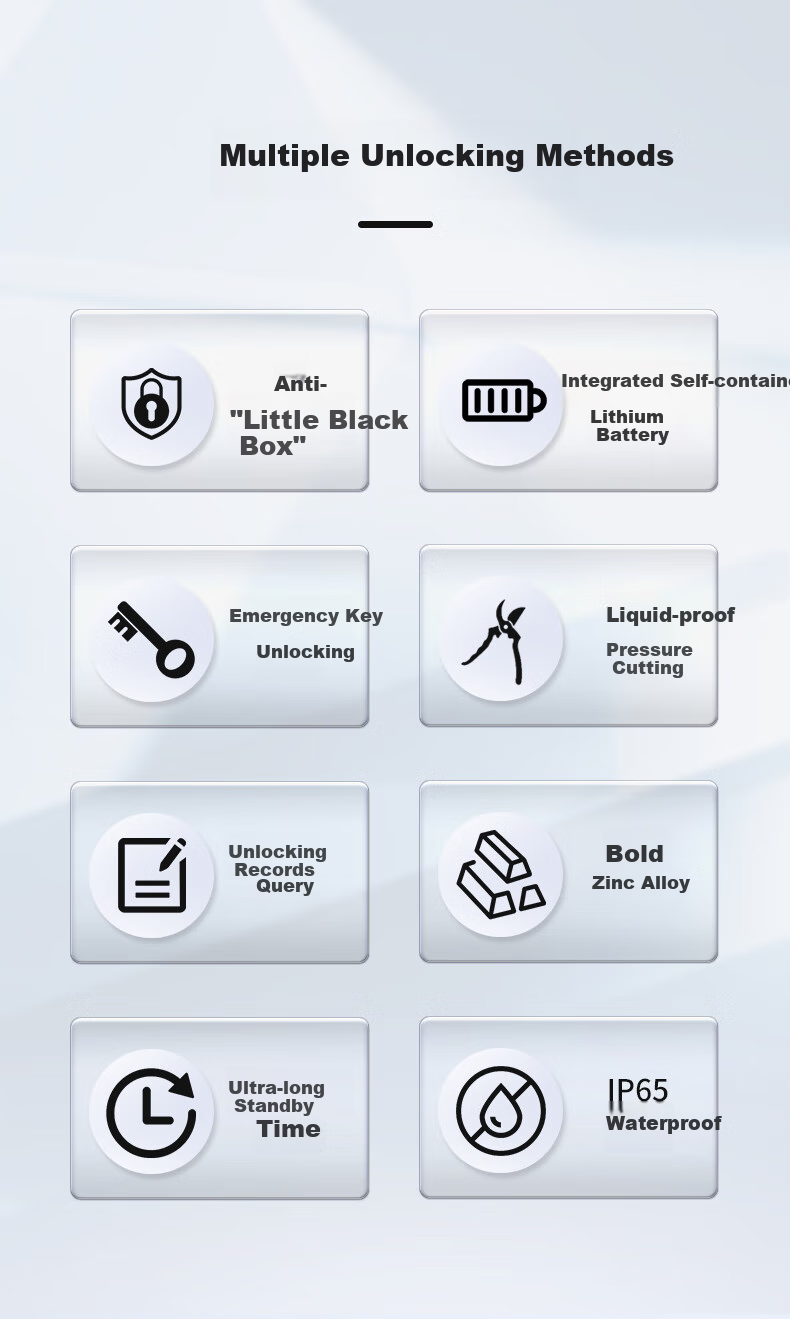 Kemi Smart Fingerprint U-Shaped Lock, Glass Door Fingerprint Lock, Double-Door Anti-Theft Electronic Password Lock, Office And Shop Plug-In Lock, APP Attendance Recording, COM-U3 2