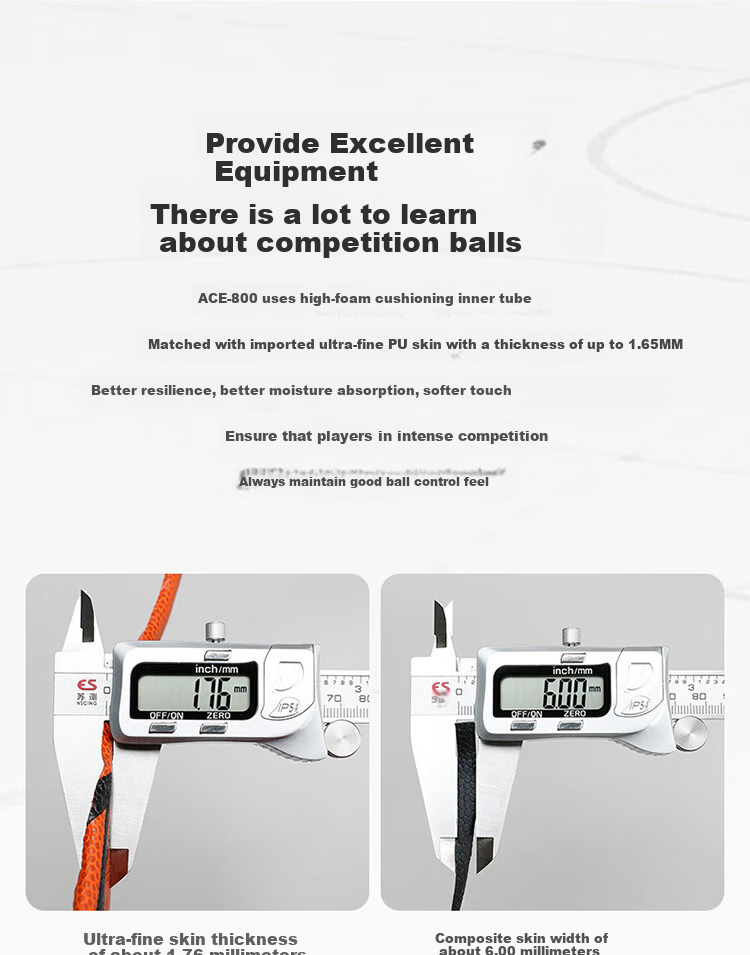 ANTA Basketball Size 7 ACE-600 Series CUBAL League Official Ball, Imported Microfiber PU Ball, Professional Competition Ball 8