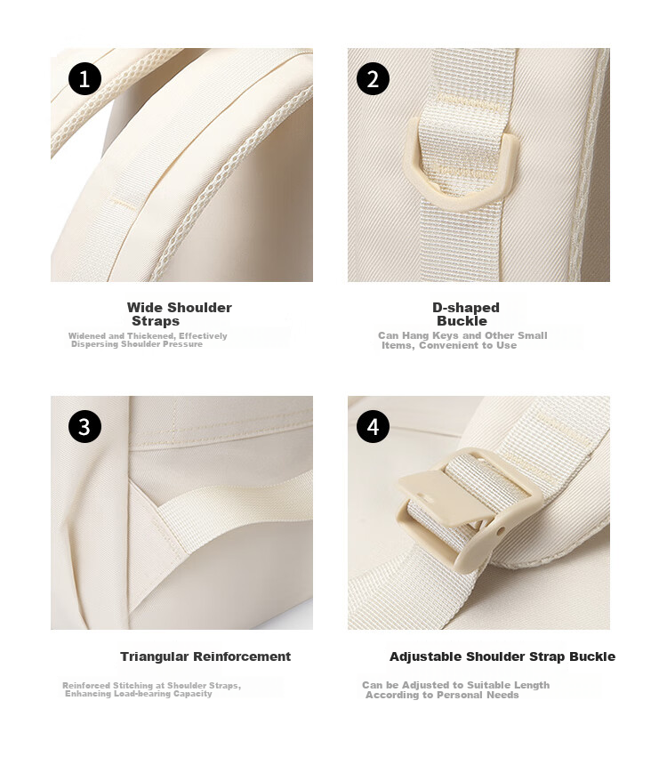 V.NINE Backpack for Middle And High School Students, Unisex Laptop Bag 14/15.6 Inch, College Student Travel Backpack 21