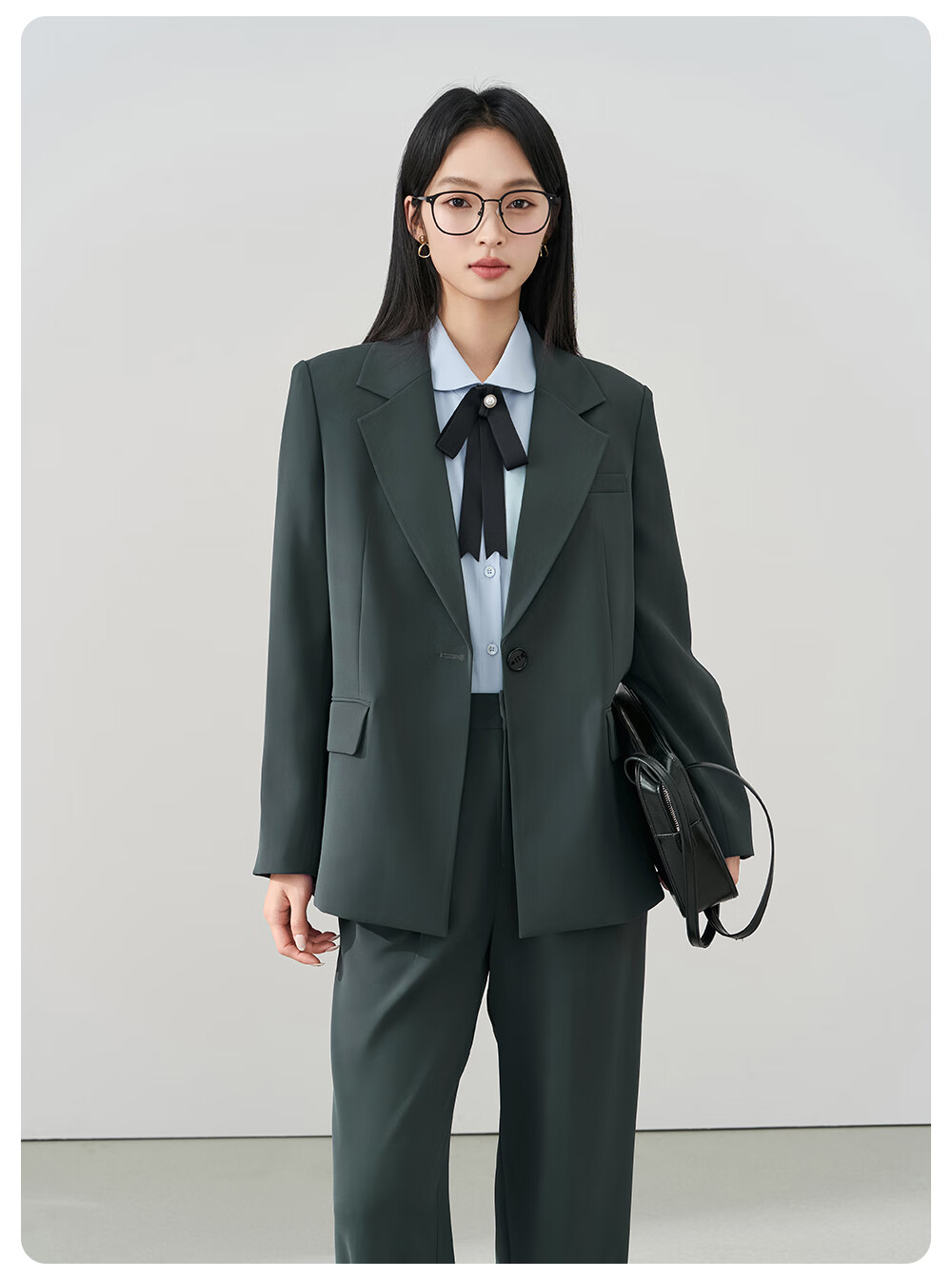Miss Bird Women's Suit Set Professional High-End Interview Formal Workwear Blazer 11