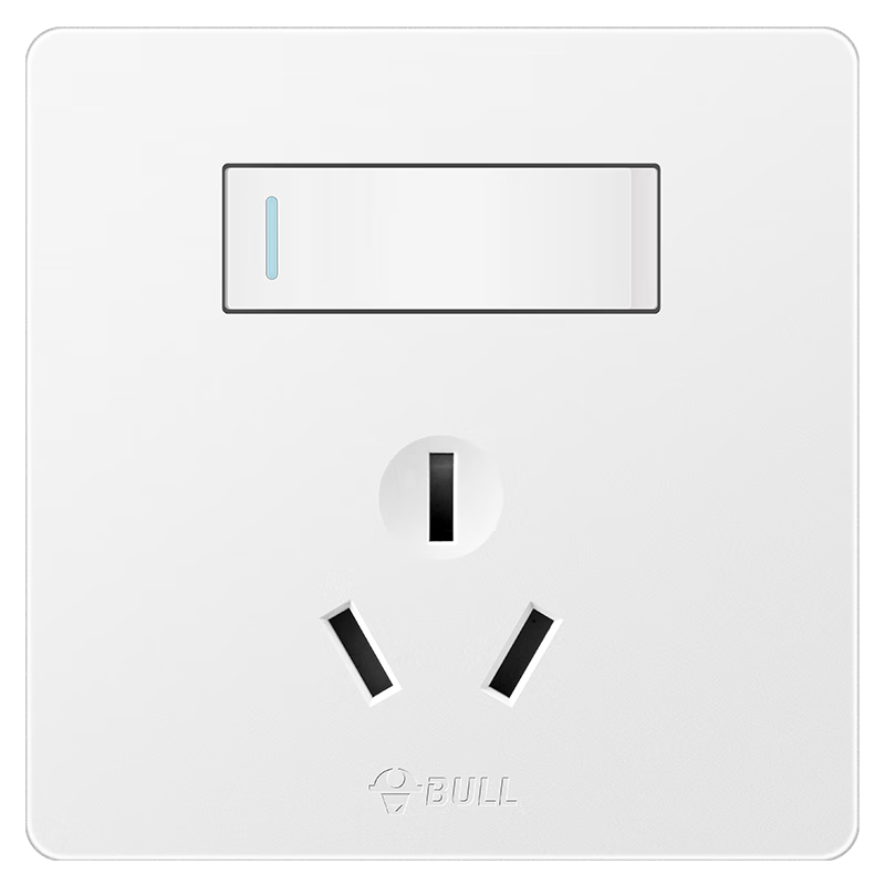 BULL Switch Socket G12 Series 16A Switch Socket Cream Style 86 Type G12E204AS Twilight Snow White