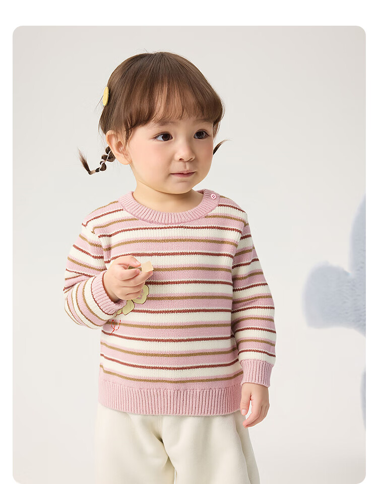 Balabala BalaOne Children's Sweater Boys Girls 2025 Winter Knit Baby Pullover 208425103208 3