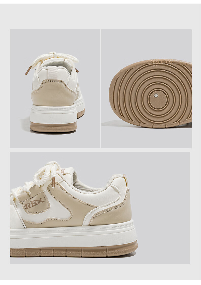 RENBEN Ancora Red Thick Sole Sneakers 2026 Spring New American Casual Versatile White Platform Sports Shoes 3