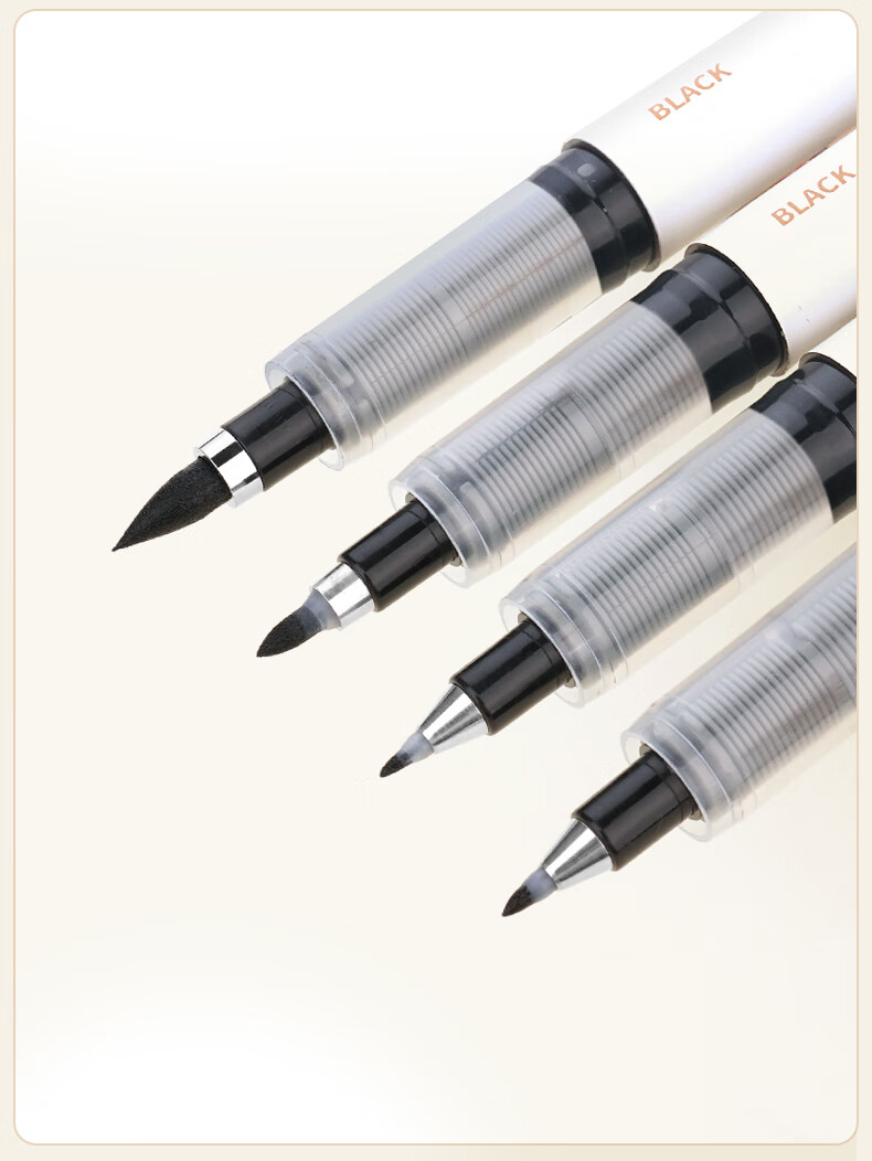 Snowhite Direct Ink Calligraphy Pen Large Regular Script Outline Soft Brush Imitation Brush Tip Practice Signature Calligraphy Painting Art Pen 12pcs Large Regular Script PM38 15