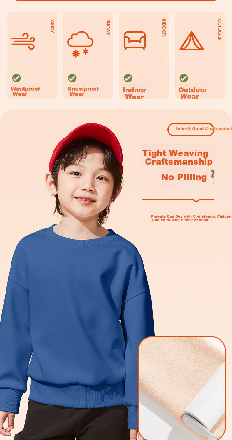 Jeanswest Boys' Sweatshirt, Spring And Autumn Style 2026, Children's Long-Sleeve Spring Outfit, Round Neck Top for Older Boys, Trendy Clothing 4
