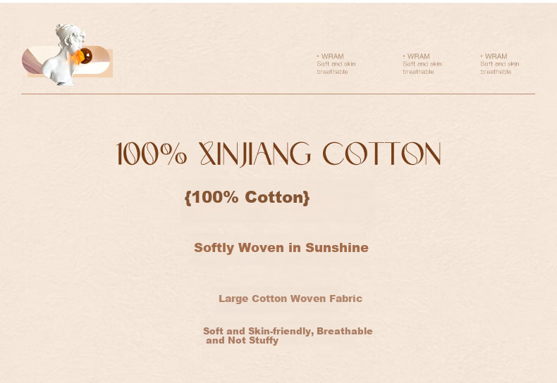 FUANNA Comforter, Spring And Autumn All-Season Duvet Insert, Class A Air Conditioning Quilt Fabric, Pure Cotton Bedding, Double Size, Approximately 6 Jin, 230×229cm 4