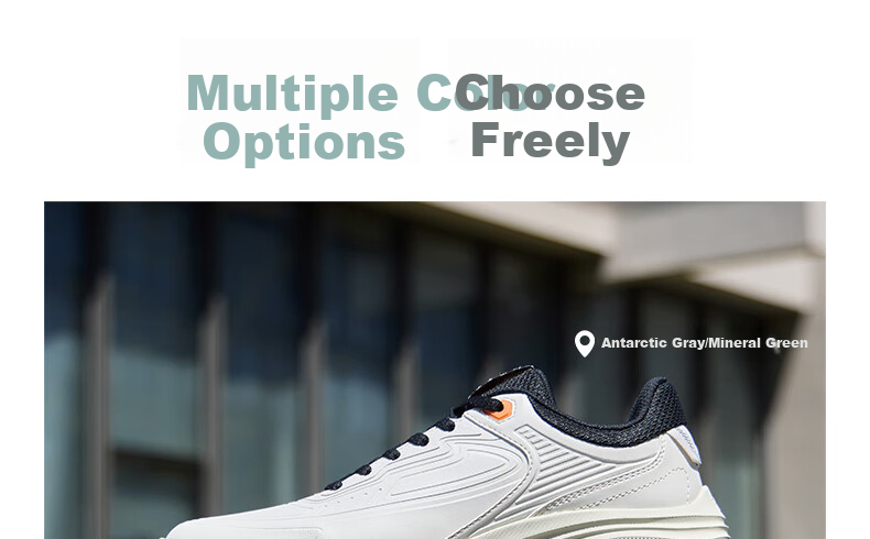 361° Men's Sports Shoes, Spring And Summer Rainy Day Commute Water-Resistant Thick-Soled Lightweight Jogging Shoes for Men, 672532228-2 19