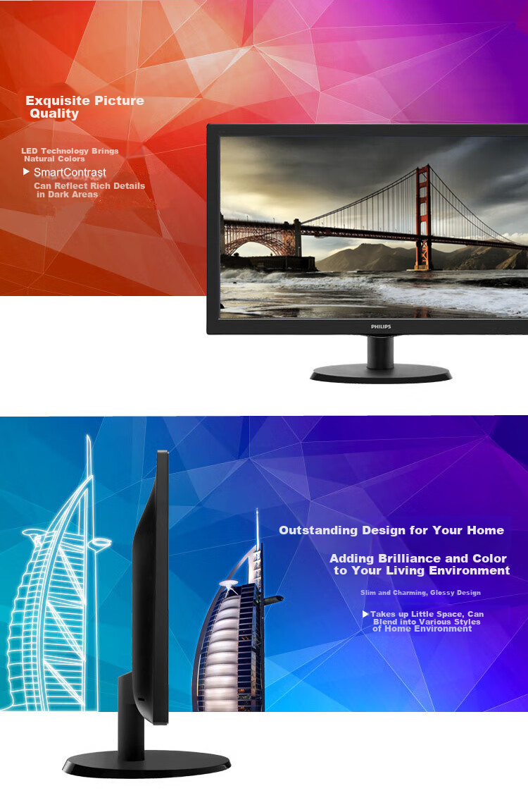 PHILIPS 17-Inch Office Monitor, 5:4 Aspect Ratio, Low Blue Light, Flicker-Free, Wall-Mountable, LED Surveillance Monitor, DVI+VGA Ports, Computer Display Screen, 170S9 2