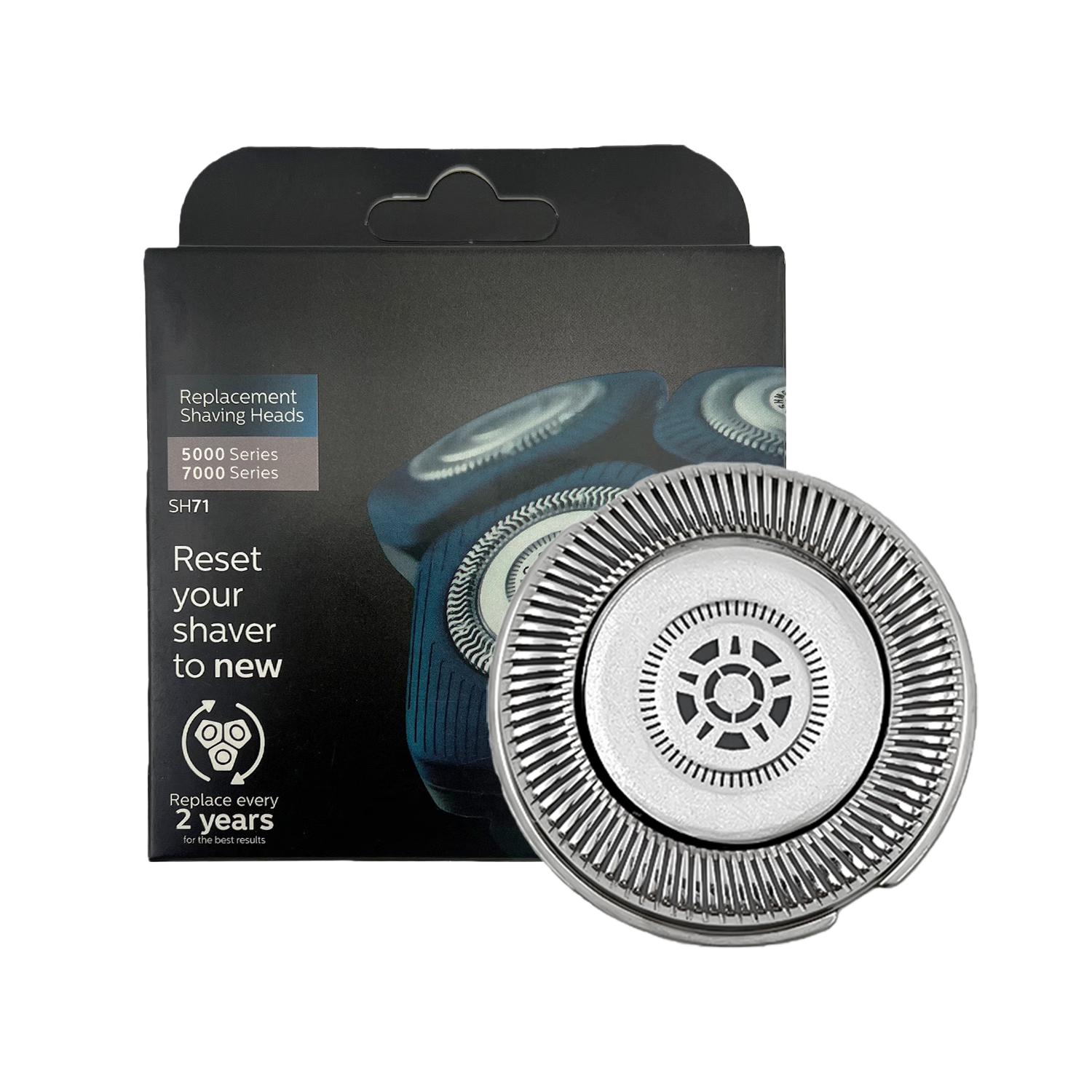 Donailun Replacement Shaver Heads for Philips S7000 Series SH71 S5832 S7786 SU5799 Series 5000 Accessories 3 Blades + 3 Foils