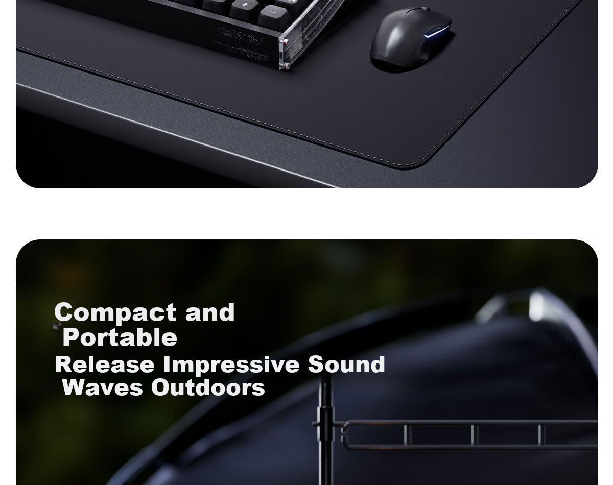 EDIFIER New Play Light Cold Energy Speaker, Bluetooth Computer Speaker, Bluetooth V6.0 Gaming Desktop Speaker, High-Fidelity, Phantom Black 5