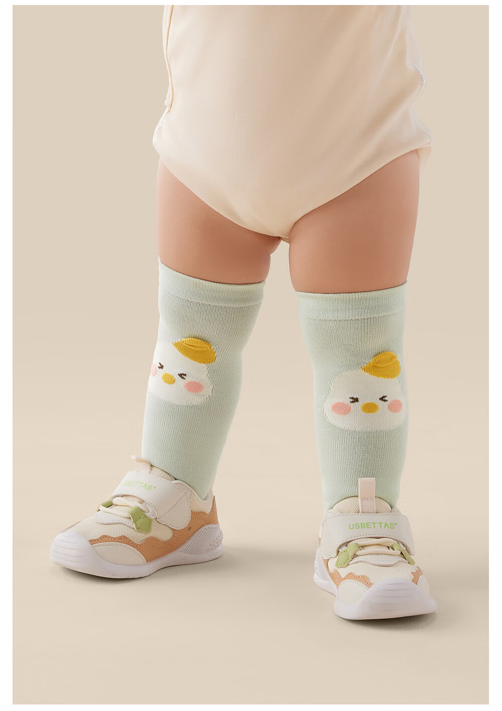 Beitaisi Children's Socks, Baby Spring And Autumn Indoor Cooling Pure Cotton Breathable Long Socks for Boys And Girls Learning to Walk 10