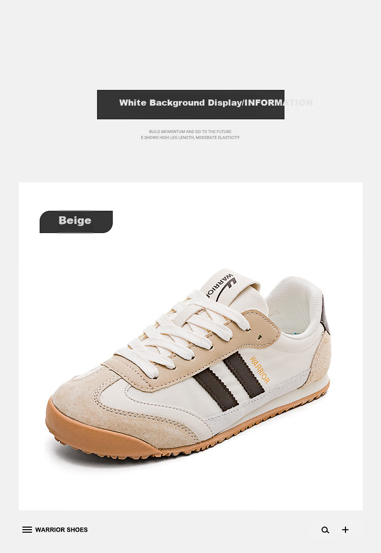 Huili Official Women's Shoes, Forrest Gump Shoes for Women, New Summer 2026 Breathable Sneakers for Women, Beige Deep Blue, Size 41 (255mm) 22