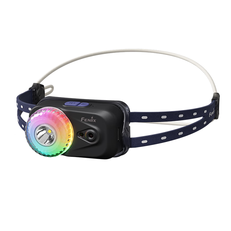 FENIX HL17R Headlamp Black with Colorful Breathing Ambient Light Magnetic Cap Clip Trail Running Headlamp