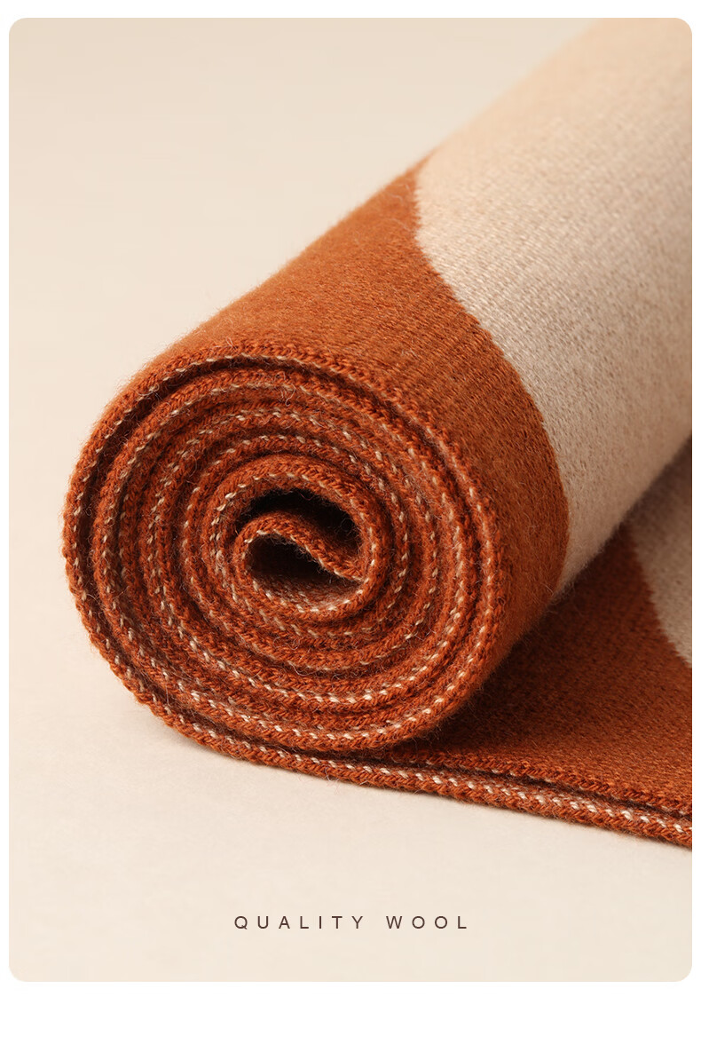 MiiOW Scarf for Women, Autumn And Winter Ladies' Wool-Blend Warm Neck Warmer, Gift for Girlfriend, National Day Birthday Present, New Year Gift Box Set 18