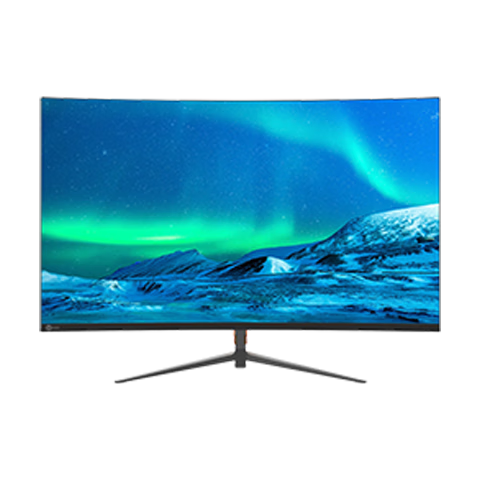Lecoo Lenovo 27-inch Curved 75Hz Full HD Narrow Bezel Wide Color Gamut Eye Protection Low Blue Light 1500R Curvature Office Gaming Monitor B2724C