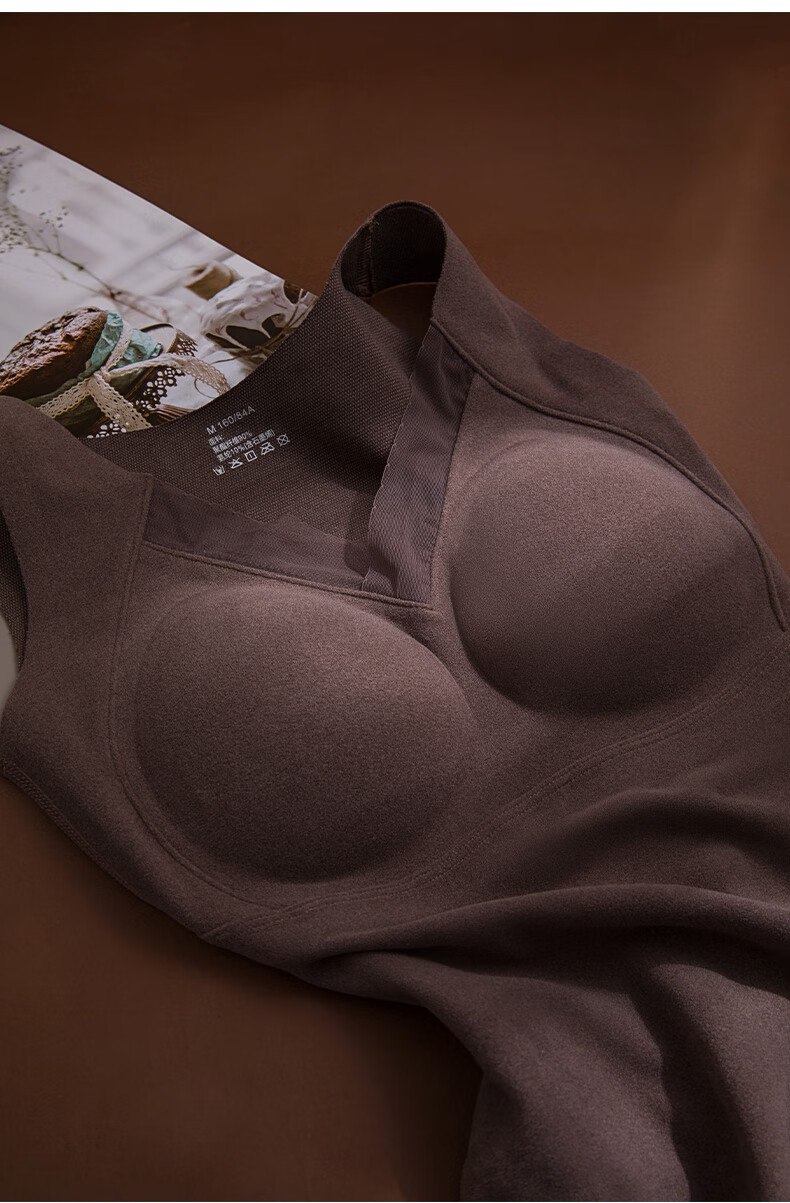 Urban Beauty Women's Thermal Vest Graphene Heating Fleece Thickened Padded Seamless Warm Underwear Winter Base Layer 11