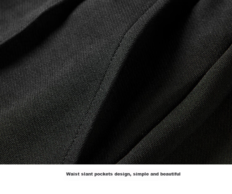 Taipingniao Women's Casual Pants, High-Waisted Cloud Pants, Spring Season, Soft And Skin-Friendly, Loose-Fitting, Slimming Wide-Leg Pants, Black, M 18