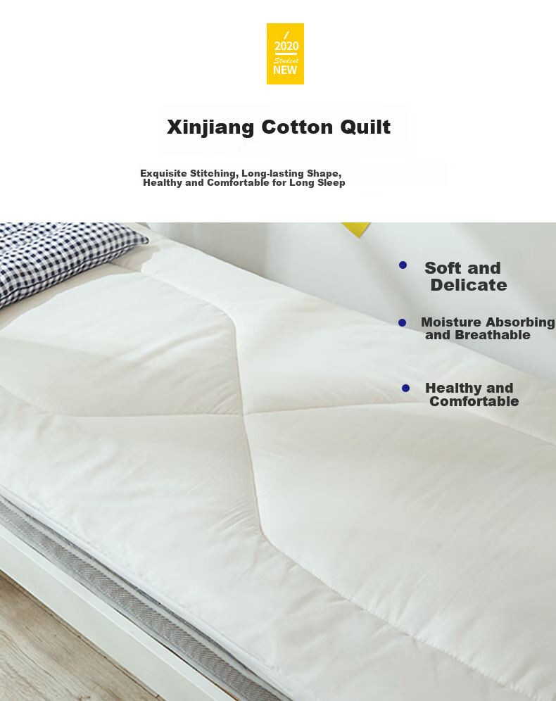Yunjin All-Cotton Student Bedding Set, Single Dormitory Bed Six-Piece Set, Bedding Set with Quilt, Complete Set for 0.9-Meter Star Patter 9