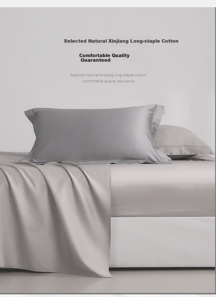 JIEBO 100% Cotton Bed Sheet, 245cm X 250cm, Class A Long-Staple Cotton, Single Item, Suitable for 1.5/1.8m Beds 2