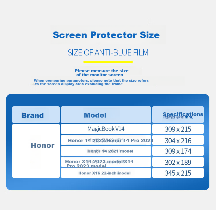 JPLAYER Screen Protector for Honor MagicBook Art 14 2026 Model/25 Model/24 Model Laptops, High Definition Clear Anti-Scratch LCD Film - 2 Pack 5
