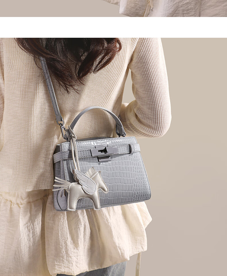 Aiqinghai Women's Handbag, Cowhide Leather Tote Bag, Crossbody Kelly Bag, Luxury Brand, Practical Birthday And Mother's Day Gift for Mom 2