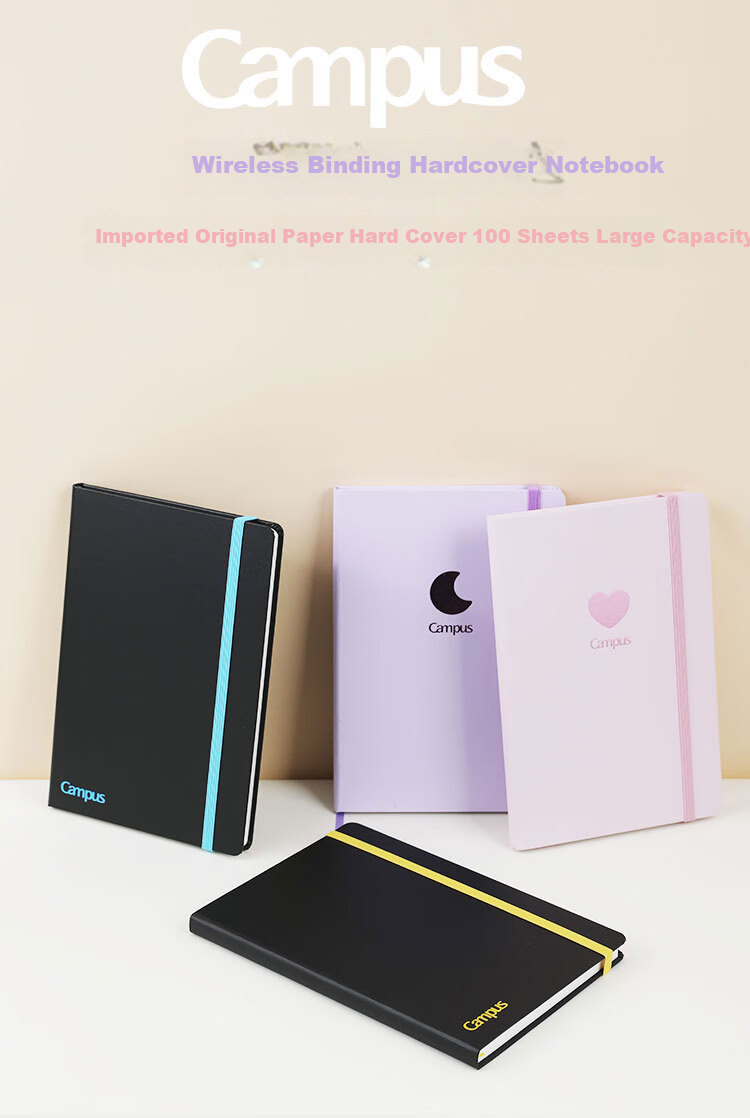 KOKUYO Littlewoods Series Wirebound Hardcover Notebook, 100 Pages/8mm Ruled Lines/Iris Purple, 1 Book WSG-NBNE5102LV 1