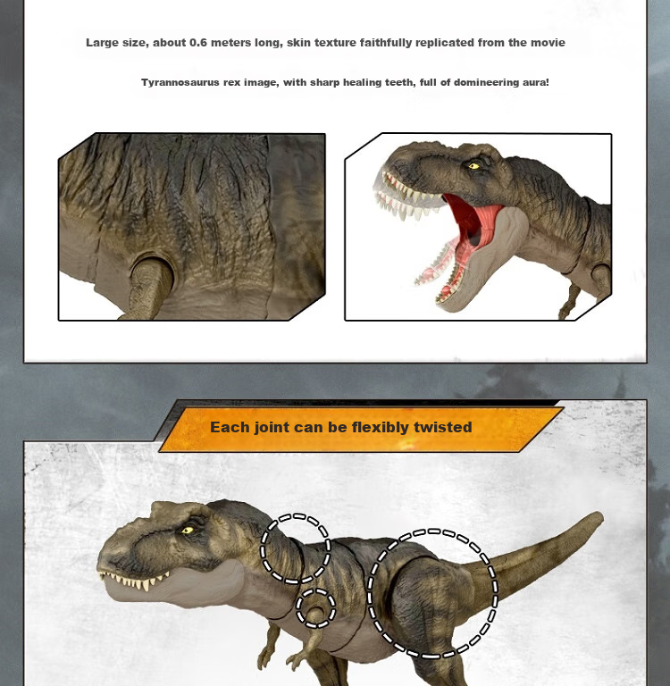 Jurassic World Birthday Gift, Movie-Inspired Dinosaur Toy for Boys, Jurassic World The Movie's Velociraptor JGB56 6