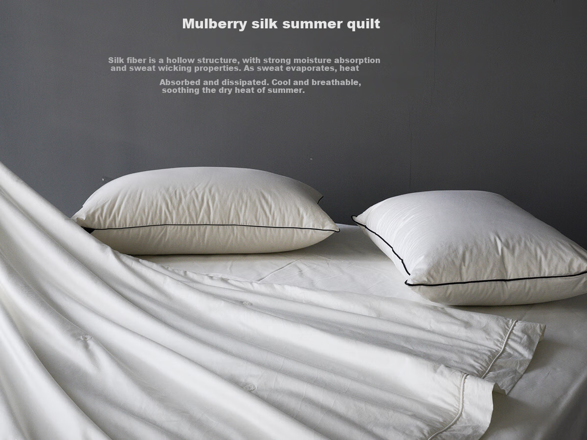 SIDANDA Children's Duvet Set: 95% White Goose Down + 100% Mulberry Silk, All-Cotton Winter Comforter, 200*230cm 10