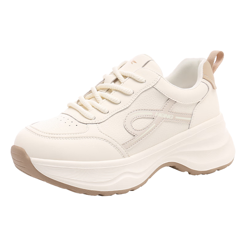 Red Dragonfly Women's Sports Shoes Trendy Durable Running Shoes Breathable Lightweight Casual White Sneakers EXB350391M Beige Khaki Size 37