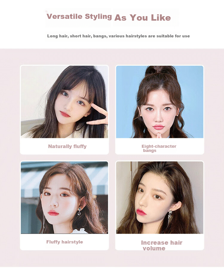 Liqing Autumn And Winter Three-Generation Root Volumizing Clip-In Hair Curler [3 Pieces], High Crown Shaping Hair Clip, Bangs Curler 5