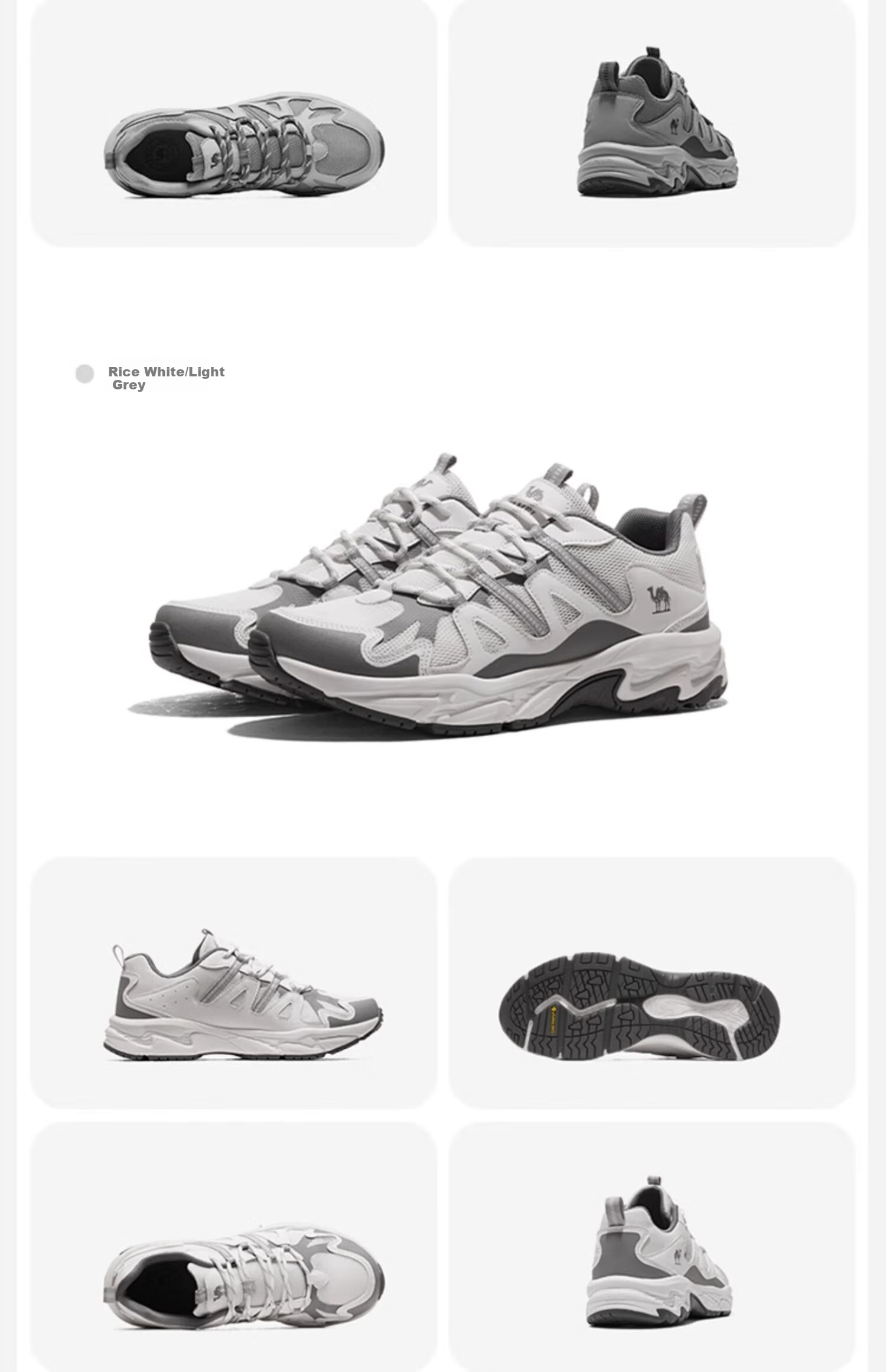CAMEL Xianglong Hiking Shoes, Non-Slip Mesh Outdoor Breathable Footwear, Couples' Wear-Resistant Hiking And Mountaineering Shoes, F24B693030 14